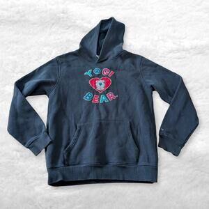 yogi bear embroidered hoodie